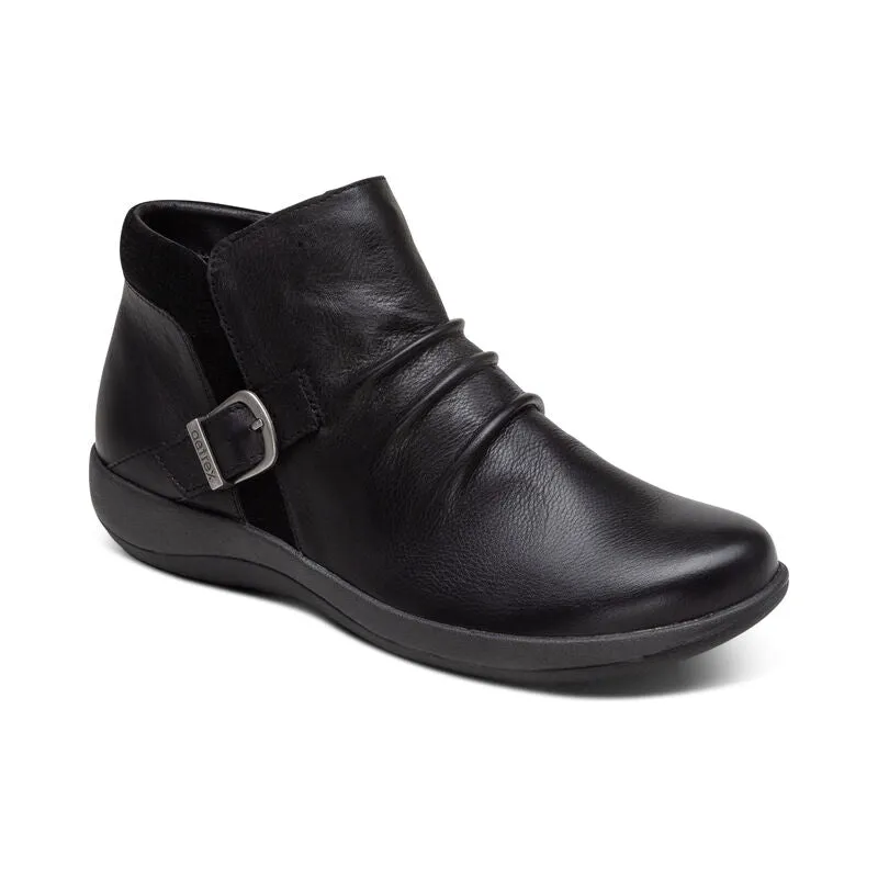 WOMEN'S AETREX LUNA ANKLE BOOT | BLACK