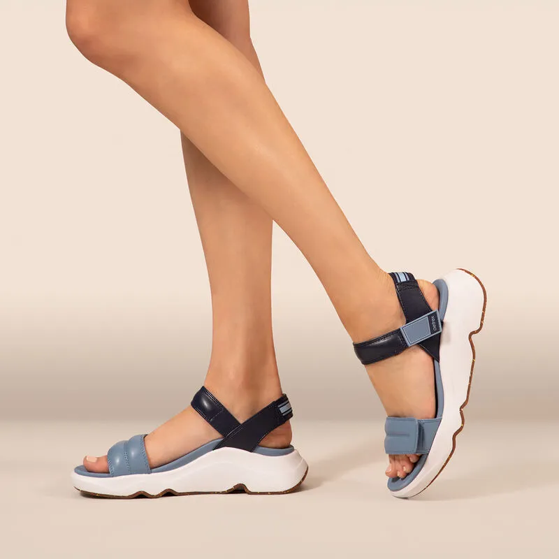 WOMEN'S AETREX WHIT SPORT SANDAL | BLUE