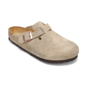 Women's Boston Soft Footbed Taupe Suede