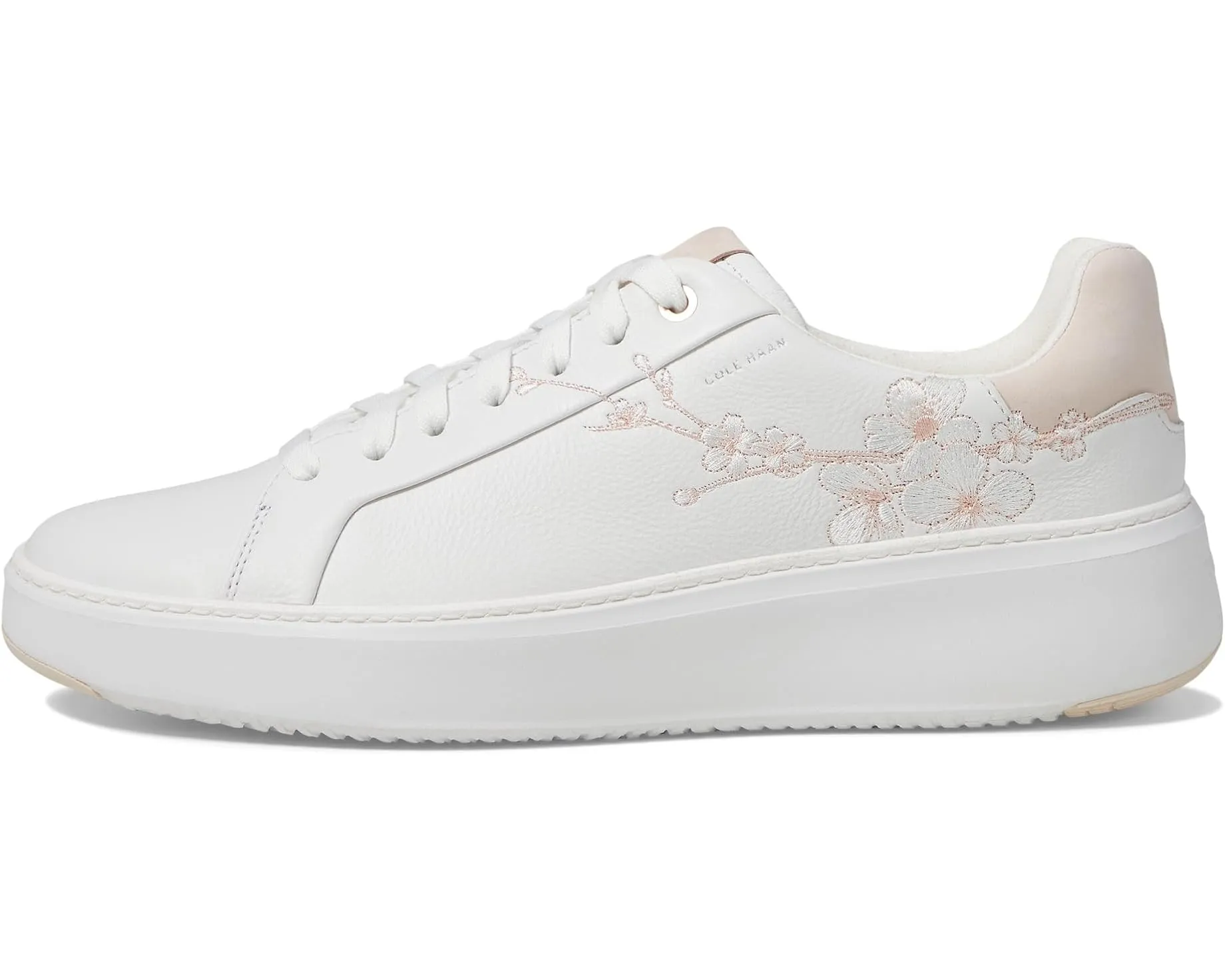 WOMEN'S COLE HAAN GRANDPRØ TOPSPIN SNEAKER | WHITE / CHERRY BLOSSOM