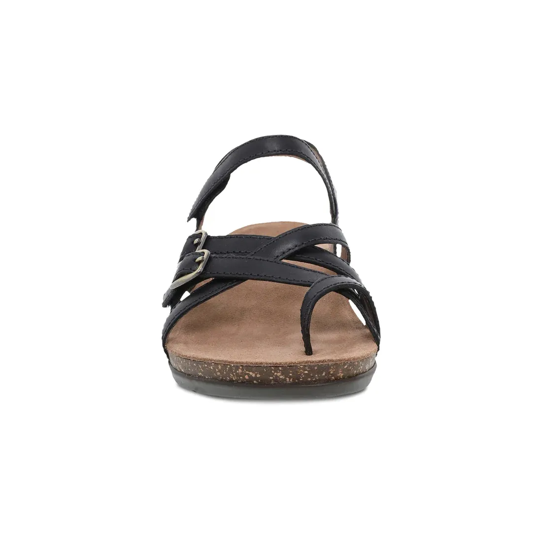 Women's Dansko Roslyn Color: Black Waxy Burnished Sandal