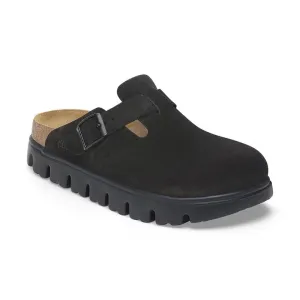 Women's Papillio by Birkenstock Boston Narrow Chunky Black Suede